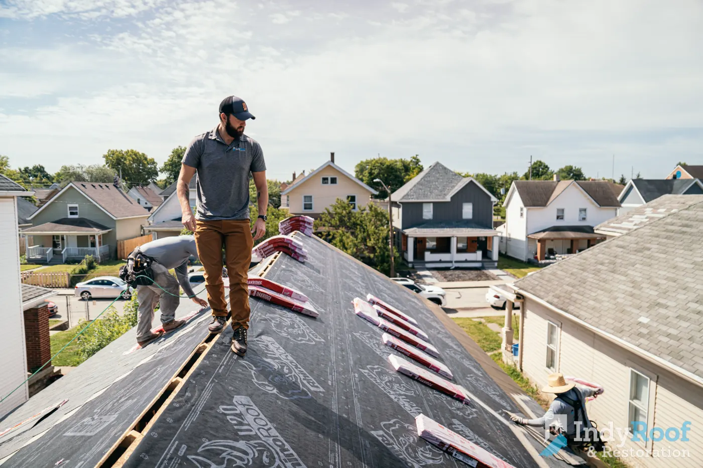 Commercial roof inspection documented in Morse Reservoir